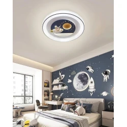 Opviq Luster -178786, 50cm, Height: 7cm, 3000 K, 4000 K, 6500 lm, Šareni