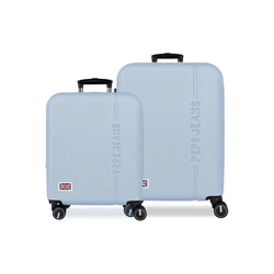 PEPE JEANS ARIS set kofera 2/1 - sky blue