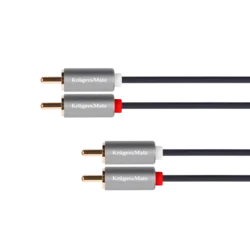 KRUGER&MATZ Audio kabl 2RCA na 2RCA dužina 1.8m KM1209