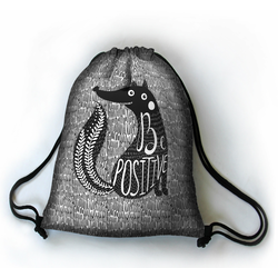Bertoni Unisexs Backpack Be Positive
