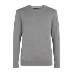 TOMMY HILFIGER Pulover ESSENTIAL siva