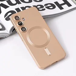 Maska za telefon Magsafe Chrome za Samsung S931B Galaxy S25, Zlatne boje