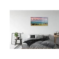 tulup.si Steklena slika Top box 125x50 cm 2 obešalnika