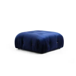 Atelier del Sofa Tabure 95x95x45cm, Plavo