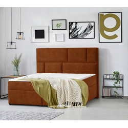 Boxspring postelja Lola - 140x200 cm - tkanine Cloud, Salvador