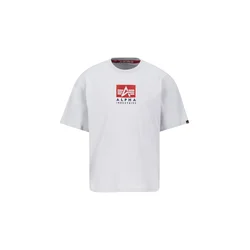 ALPHA INDUSTRIES Majica  siva / rdeča / črna