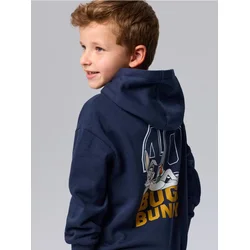 Sinsay - Hoodie sa pamukom Bugs Bunny - mornarsko