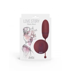 Lola games Vibro jaje Remote Control Love Story Mata Hari Wine Red