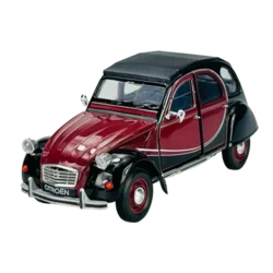 shumee WELLY CITROEN 2CV 6 CHARLESTON BROWN 1:24 24009
