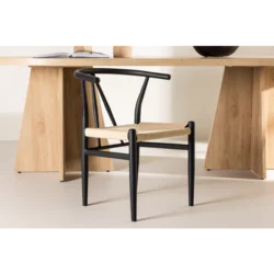 Venture Design Jedilni stol 58x55x72 cm črne barve