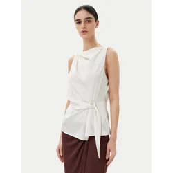 Rinascimento Bluza CFC0019901002 Écru Regular Fit