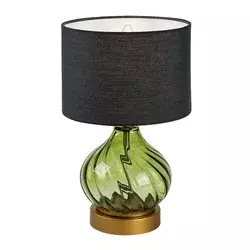 Rabalux Stona lampa Pirelo, 25W, 1xE14, 33cm, Crno-zelena
