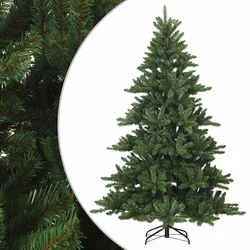 Umjetno božićno drvce s nogom Zelena 240 cm PVC, čelik