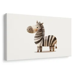 Slika prisrčna risana zebra - 40x30