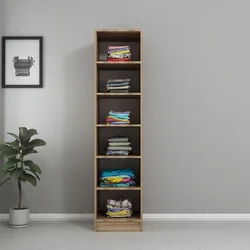 Hanah Home Ormar Kale Rafli 190 - Dore, 45x190x52 cm, , Braon