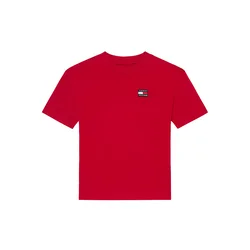 TOMMY HILFIGER Majica HERITAGE rdeča
