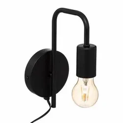 Atmosphera - Zidna lampa KELI 1xE27/40W/230V crna