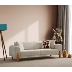 ATELIER DEL SOFA Sofa trosed Lyke 3 Seater Cream