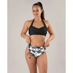 Copacabana Glam Bikini Kopalke Črno Bele - M