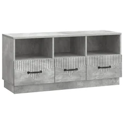 TV ormar Betonska siva 102 x 34,5 x 47 cm Konstruirano drvo