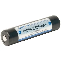 XTAR Baterija akumulatorska, 16650, 3.7V, 6A, 2500mAh - K16650-2500