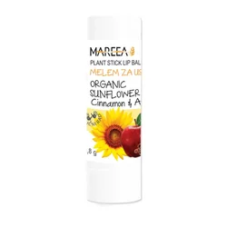 Mareea Melem za usne sa organskim uljem suncokreta, cimeta i jabuke, 4.8 g