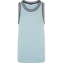 Mens Fishnet Tank Top - Blue