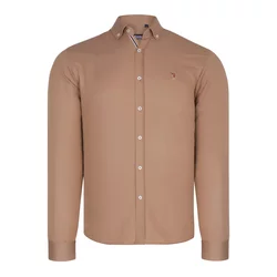 G974 DEWBERRY MENS SHIRT-CAMEL