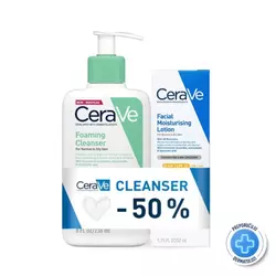Cerave Set za negu lica Higrantna krema i gel za čišćenje  Spf30