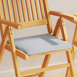Vrtne podloge za sjedalo 4kom svijetlosive 45x45x2cm četvrtaste