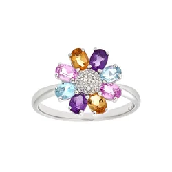 DIAMANT LETERNEL Prstan srebrna