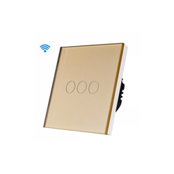 Exeshop Wi-Fi pametni prekidač 3G TUYA Zlatni NN (WIFI TOUCH SWITCH)