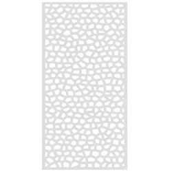 Zaklon pvc dekorativni 1x2m-beli