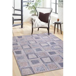 Conceptum Hypnose Tepih Folk -BA 32, 140x190 cm, Bež-sivi