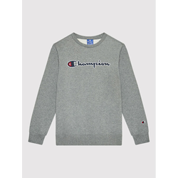 Champion Majica dugih rukava Crewneck 305766 Siva Regular Fit