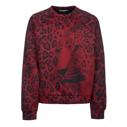 DOLCE & GABBANA Pulover Dolce & Gabbana Pullover rdeča