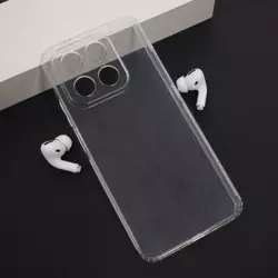 Maska Skin Silikon with pluggy za Honor 400 Smart/ X7d transparent