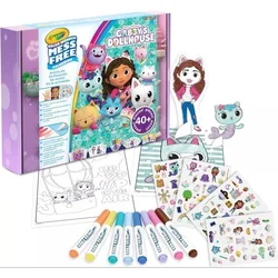 Crayola Barvila Dežela Gabbyine hišice: set za barvanje brez madežev