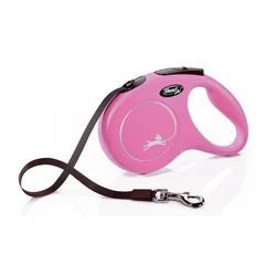 Flexi New CLASSIC - ROZA - trak XS - 3m