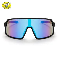 Wanpishu Unisex naočare za sunce, Crno-plave