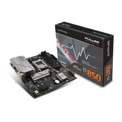 Sapphire amd b850m am5 pulse ryzen r9/r7/r5, 4x ddr5 7600mhz, pcie 5, 1x m.2 gen5, 1x m.2 gen4, lan 2.5 gbps, wifi6, usb, matx ( 52123-04-4