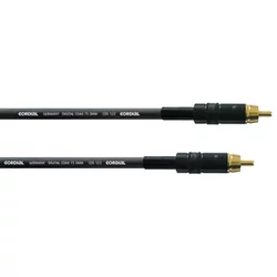 CORDIAL CPDS 5 CC avdio kabel, črn, 5m