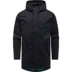 Ragwear Prehoden plašč Mr Smithem črna