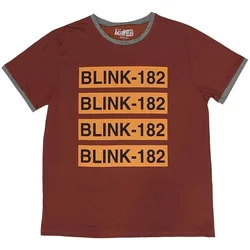 Blink-182 Logo Repeat Red L Majica