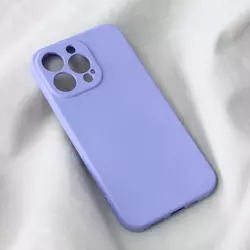 TERACELL Torbica Soft Velvet za iPhone 13 Pro 6.1 ljubičasta