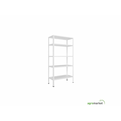 Anemos Metalna polica CROSSER 180 x 90 x 30 cm 5 x 70 kg, Bela