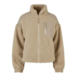 Womens Sherpa Mix Wet Sand Jacket