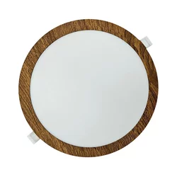Ugradna LED svetiljka CIRCLE LED/24W/230V 4200K, prečnik 29,6 cm, braon