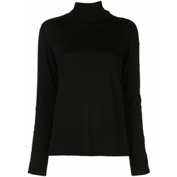 Akris Punto - press-stud mock-neck jumper - women - Black