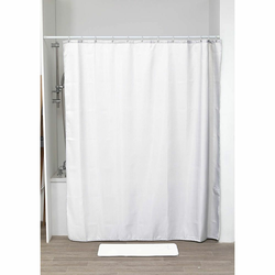 TENDANCE ZAVESA DIAMONDS 180X200CM POLIESTER BELA